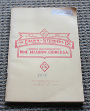 Load image into Gallery viewer, 1914 THE CHAPIN-STEPHENS CO. Tool Catalog No. 114 Rules, Plumbs, Gages REPRINT