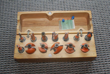Load image into Gallery viewer, 13 Orange Teflon Coated Anti-Kickback Design Router Bits