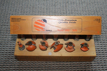 Load image into Gallery viewer, 13 Orange Teflon Coated Anti-Kickback Design Router Bits