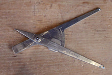 Load image into Gallery viewer, Bell System Howe’s Patent Corner Gauge for Phone Lines With Original Pouch