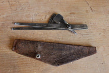 Load image into Gallery viewer, Bell System Howe’s Patent Corner Gauge for Phone Lines With Original Pouch