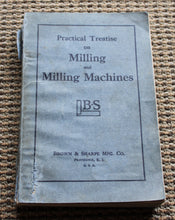 Load image into Gallery viewer, Vintage Practical Treatise on Milling and Milling Machines
