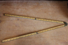 Load image into Gallery viewer, Clean Vintage Sweetheart Stanley Rule Co. No. 94 Four-Foot Four-Fold Folding Rule