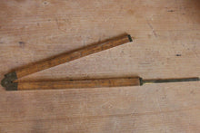 Load image into Gallery viewer, Vintage Stanley Carpenter's Sliding Rule No. 27 Two-Foot Two-Fold Folding Rule