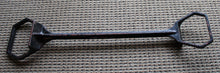Load image into Gallery viewer, Antique Vintage 21" Cast Iron Dr. Rinehart Handy Hog Holder Galesburg, Ill