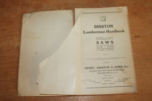 Load image into Gallery viewer, Original Disston Lumberman Handbook 1907