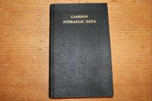 Load image into Gallery viewer, Vintage Cameron Hydraulic Data 1962 First Edition Thirteenth Printing - Leather