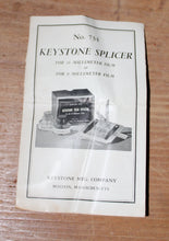Load image into Gallery viewer, Vintage Keystone Film Splicer No. 734 In Original Box Movie
