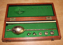 Load image into Gallery viewer, Exceptional 19th century Sikes Hydrometer set with bone proof rules