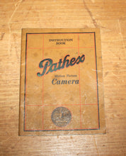 Load image into Gallery viewer, Original Pathex Motion Picture Camera Instruction Book Manual