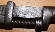 Load image into Gallery viewer, Vintage P S & W Solid Bar Adjustable Wrench Pat Jan 14 1896 Made in USA – 8 Inches