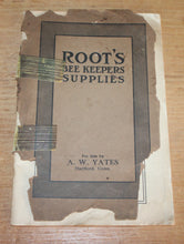 Load image into Gallery viewer, Original Antique Root's Bee Keepers Supplies Catalog A.I. Root Co. January 1912