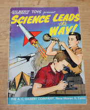 Load image into Gallery viewer, Gilbert Toys Presents: Science Leads the Way -1959 Comic Book Paperback