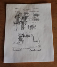 Load image into Gallery viewer, Lowentraut, Newark, NJ 1894 Patent Combination Tool Wrench Brace