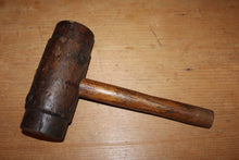 Load image into Gallery viewer, Vintage Wooden Mallet Tool Woodworking WALNUT HEAD