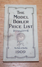 Load image into Gallery viewer, The Model Boiler Manual and Price List – Model Heating Company