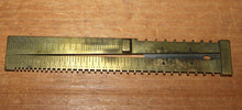 Load image into Gallery viewer, Vintage Swiss Dennison U.S. Standard Mainspring Gauge Brass Watchmaker Jeweler Tool