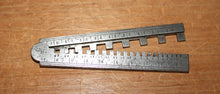 Load image into Gallery viewer, Antique Paris Wire Gauge Double Decimetre Folding Jeweler Watchmaker Tool