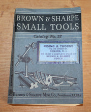 Load image into Gallery viewer, Vintage 1935 Brown & Sharpe Small Tools Catalog No. 32