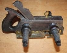 Load image into Gallery viewer, Antique Solid Rosewood Screw Arm Plow Plane Herder G. - Cincinnati