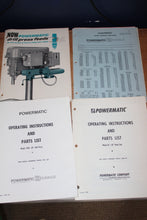 Load image into Gallery viewer, Vintage Powermatic Dealers’ Brochures and Operating/Maintenance/parts lists for 30+ machines