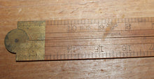 Load image into Gallery viewer, Vintage Stanley Sweetheart No.18 USA Boxwood Folding 24" ruler