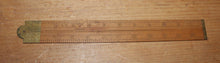 Load image into Gallery viewer, Vintage Stanley Sweetheart No.18 USA Boxwood Folding 24" ruler