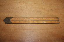 Load image into Gallery viewer, Stanley No. 94 fully brass bound two-foot, four-fold, carriage maker’s rule