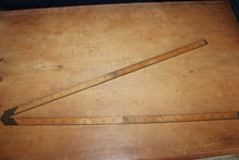 Load image into Gallery viewer, Stanley No. 94 fully brass bound two-foot, four-fold, carriage maker’s rule
