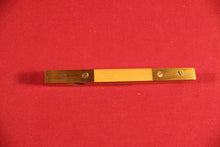 Load image into Gallery viewer, Vintage I. & D. SMALLWOOD MAKERS #756 Boxwood & Brass Combination Level & Rule