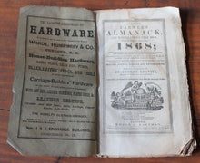 Load image into Gallery viewer, Leavitt’s Farmer’s Almanac 1868 No. 72