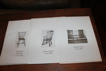 Load image into Gallery viewer, Plans for 3 Different Windsor Chair Styles by Michael Dunbar