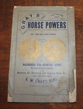 Load image into Gallery viewer, Gray’s Horse Powers 1888 Catalogue - Hard To Find
