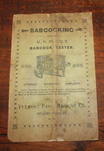Load image into Gallery viewer, Babcocking with the V.F.M.Co’s Babcock Tester Booklet