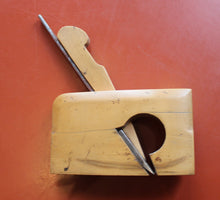 Load image into Gallery viewer, Vintage C. Nurse Miniature 3 ½ inch Boxwood Rabbet Plane Coffin Shape Body
