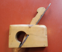 Load image into Gallery viewer, Vintage C. Nurse Miniature 3 ½ inch Boxwood Rabbet Plane Coffin Shape Body