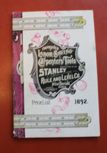 Load image into Gallery viewer, STANLEY 1892 Price list Reprint