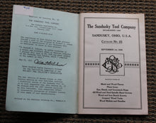 Load image into Gallery viewer, September 1st, 1925 THE SANDUSKY TOOL COMPANY Catalog No.25 - REPRINT 1978