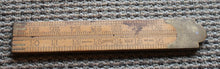 Load image into Gallery viewer, Vintage Rabone No. 1380 Boxwood Brass 36 Inch Folding Ruler