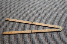 Load image into Gallery viewer, Vintage Rabone No. 1380 Boxwood Brass 36 Inch Folding Ruler