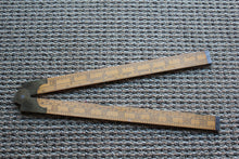 Load image into Gallery viewer, Vintage T. BRADBURN & SONS BIRMINGHAM 24” TWO FOLD Engineer’s Gunter Slide RULE
