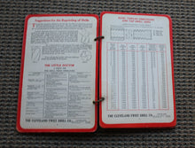 Load image into Gallery viewer, 1937 CLEVELAND TWIST DRILL CO. Hanging “Ready Reference” Book