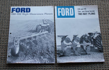 Load image into Gallery viewer, Two Vintage FORD Dealer Brochures for Plows