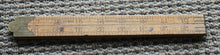 Load image into Gallery viewer, Vintage STANLEY Ruler 66 1/2 Boxwood & Brass Carpenters' Folding Rule