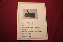 Load image into Gallery viewer, Tool Plane Reference Baltimore Plane and Edge Tool Makers 1796 to 1900