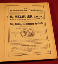 Load image into Gallery viewer, 1912 Melhuish’s Woodworker's Catalog No. 21 Fetter Lane, London