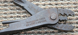 Vintage Thomas & Betts T&B Crimper Crimp Hand Tool 9000-S6202-73809