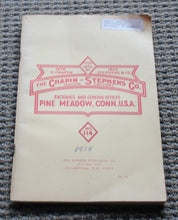 Load image into Gallery viewer, 1914 THE CHAPIN-STEPHENS CO. Tool Catalog No. 114 Rules, Plumbs, Gages REPRINT
