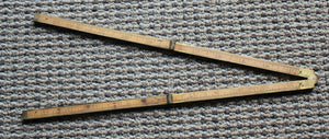 Vintage LUFKIN No. 780 Boxwood Folding Rule (Stanley no. 62 ½) RARE ANTIQUE TOOL