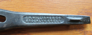 J.H.Williams & Co Vulcan Auto Tool Combination Wrench Hammer Screwdriver Old Vintage